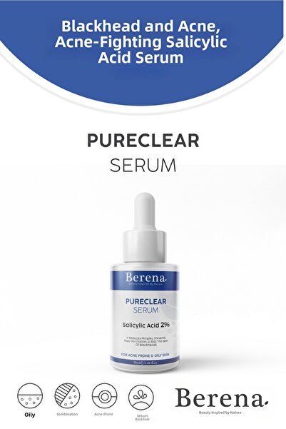 BERENA سيروم العناية بالبشرة بحمض الساليسيليك 30 مل - مضاد لحب الشباب والبثور...