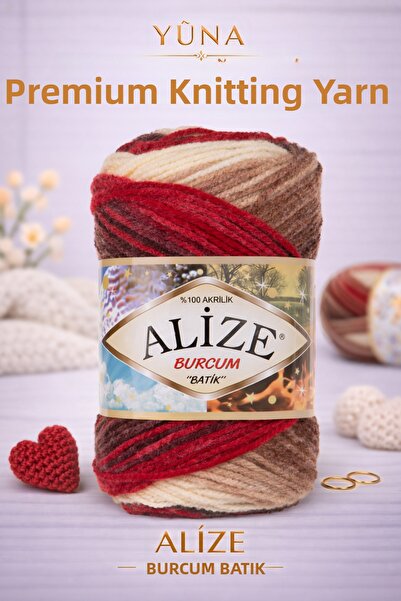 Alize Burcum Batik Knitting Yarn for Babies Scarf Beanie Ba Blanket Rgü Yarn ...