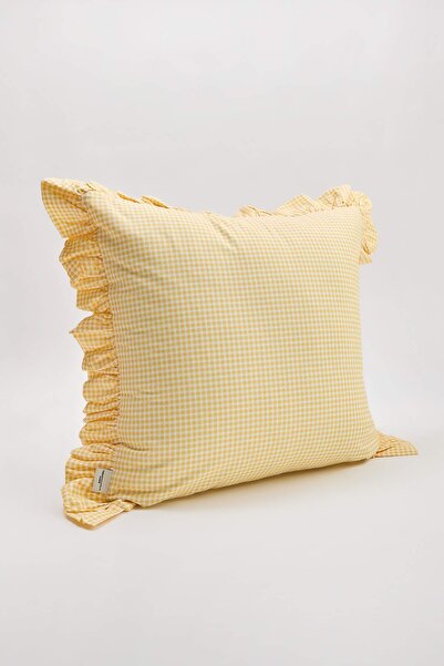 TRENDYOLMİLLA HOME Unică model cu carouri gingham cu model Volane fără umplut...