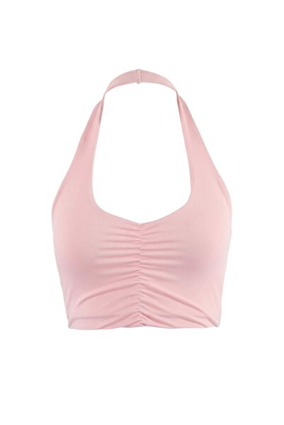 Trendyol Collection Pink Diver/Scuba Throw Cap Sport-BH THMSS26SS00007