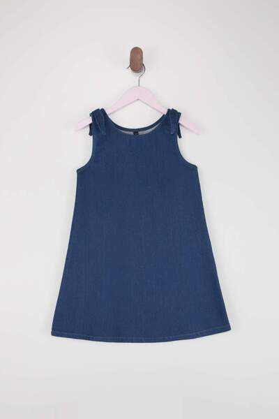 TRENDYOLKIDS Plava farmerka haljina za devojčice