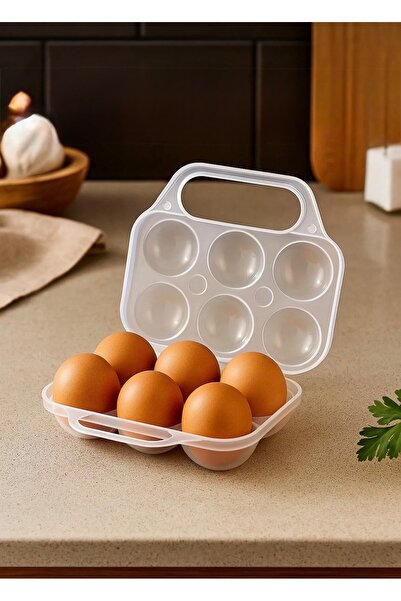 Sungroup 6x Egg Storage and Carrying Case , Transparent