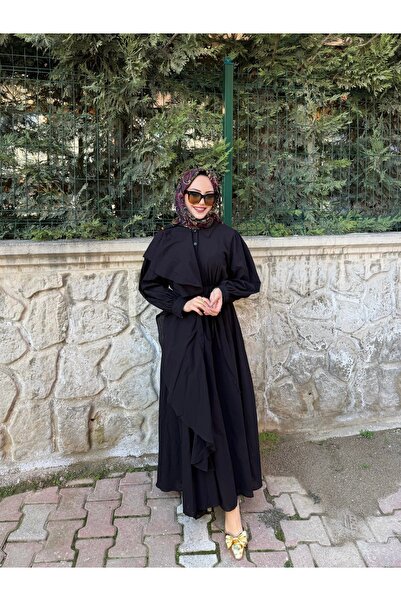 Warga Φόρεμα χιτζάμπ με βολάν και φλουριστά στοιχεία