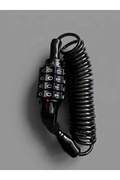 ax7 4 Haneli Kombinasyon Kask Zinciri – Anti-Hırsızlık Kilidi