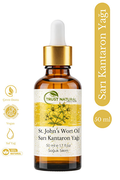 Natural Sarı Kantaron Yağı %100 Saf Ve Doğal Soğuk Sıkım 50 Ml