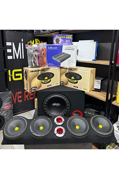 Boschmann BOSCHMAN 20 CM PANDİZOTLU KOMPLE SES SİSTEMİ KAMPANYASI