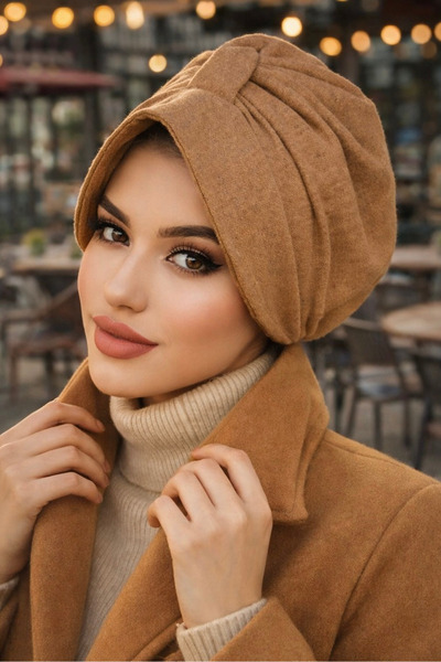 Aişe tesettür Kapa od kozje vune Kašmir tkanina