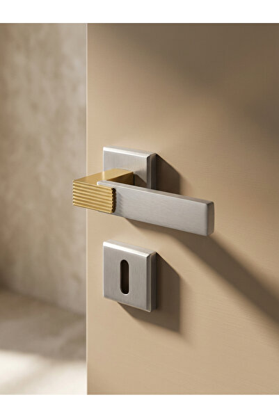 zerafev PREMİUM AHENK CLOSED ROZETLİ KAPI KOLU (ODA-WC-YALE KİLİT TİPLERİ)(TA...