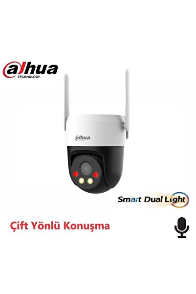 DAHUA P3AS-PV 3MP 4mm Lens H265 Dual Smart Light IP66 Wifi Dahili Mikrofon PT...