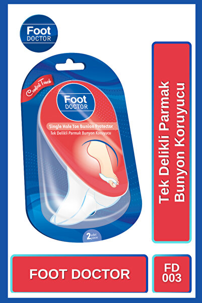 Foot Doctor Tek Delikli Parmak Bunyon Koruyucu 2 Adet