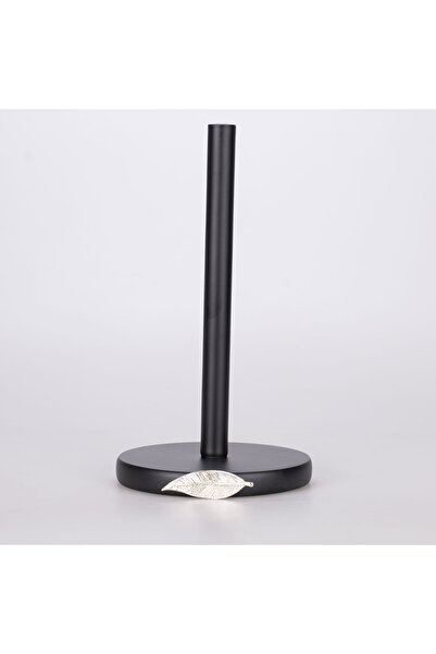 Selim Držač papirnih ubrusa u obliku lista, crno-srebrni