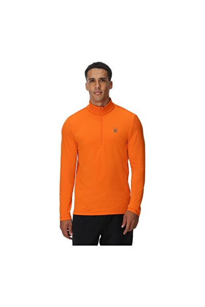 Spyder Men's Prospect 1/2 Zip Flash Orange Sweatshirt