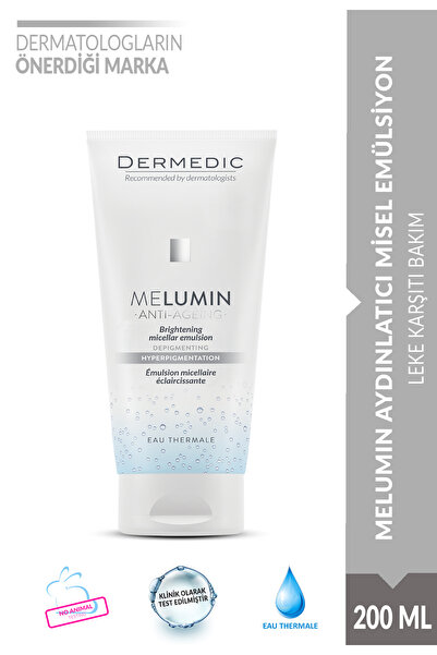 DERMEDIC MELUMIN AYDINLATICI MİSEL EMÜLSİYON 200ML