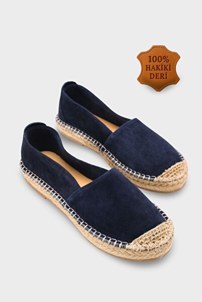 Capone Outfitters Laurie Genuine Leather Suede Women's Espadrille