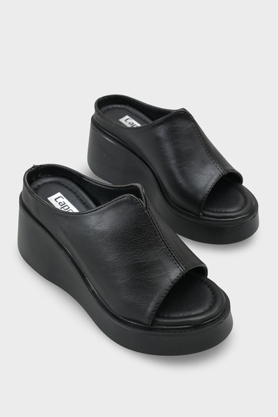 Capone Outfitters Shandee Dolgu Topuklu Kadın Terlik