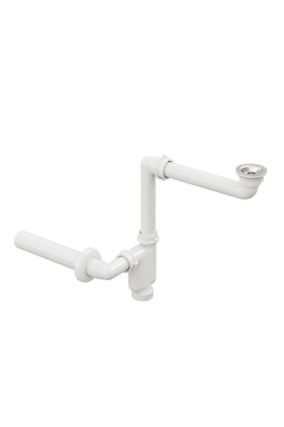 AQUA BAGNO Comfort Yer Kazandıran Lavabo Sifonu ve Süzgeç - 2 Parça