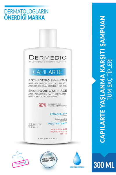 DERMEDIC CAPILARTE Yaşlanma Karşıtı Şampuan 300ML