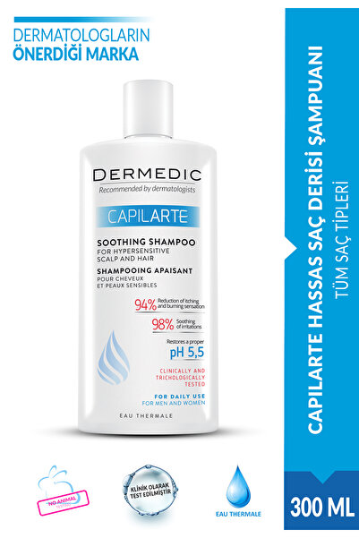 DERMEDIC CAPILARTE HASSAS SAÇ DERİSİ ŞAMPUANI 300ML