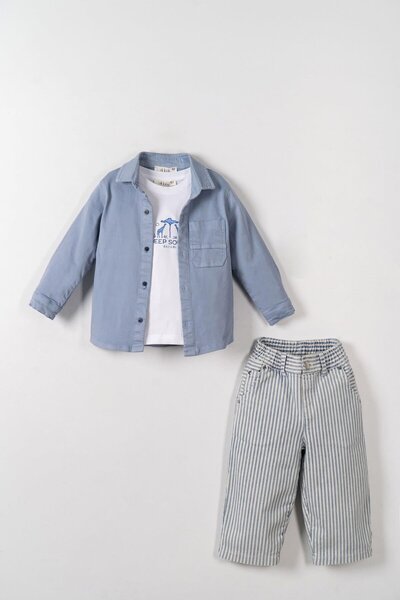 nk kids Muška košulja 41631-Ocean 1/4