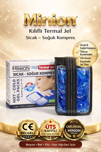 Minion Termojel 13x26cm Sıcak Soğuk Kompres Jel Orta 1 Adet