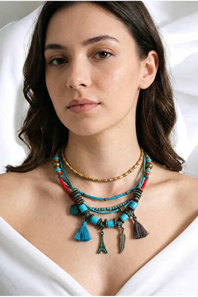 PETEK AKSESUAR قلادة بتصميم بوهيمي عرقي