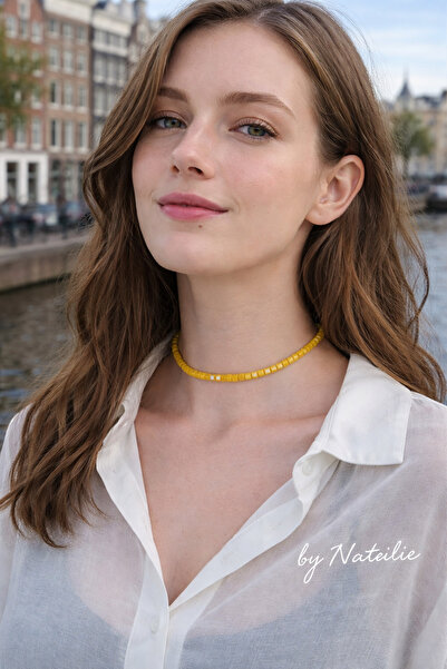 Other Choker Necklace with Crystal Stones