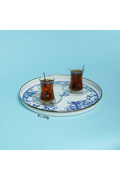 Miss Betty Blue Life Emaye Sunum Tepsisi