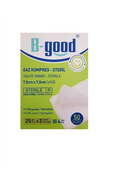 B-GOOD B Good Kompress 7,5cm x 7,5cm 50 Li