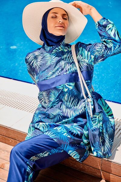 Riva Mera Μαγιό Hijab με σχέδιο R2312