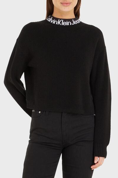 Calvin Klein LOGO INTARSIA LOOSE SWEATER