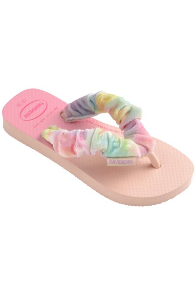 Havaianas شباشب بنات وردية اللون FLUFFY