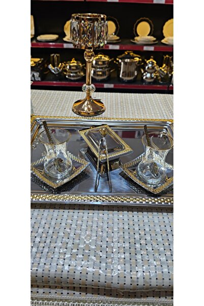 KÖSEOĞLU HOME طقم شاي سيلا هاسير جولد 40 قطعة