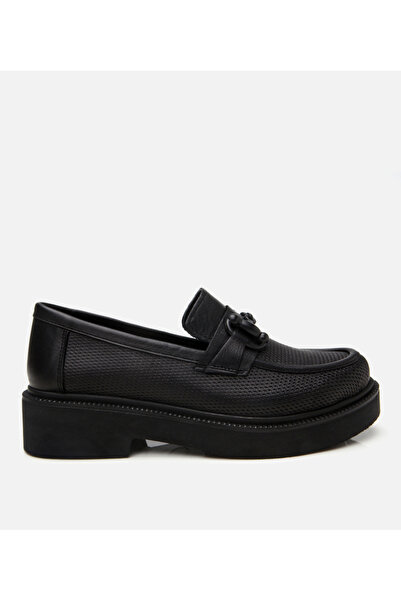 Hotiç Ženska kožna crna kopča Classic Loafer