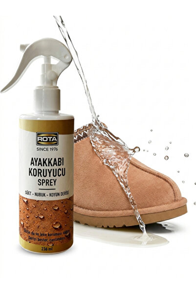 Rota Süet, UGG Bot & Ayakkabı Su İtici Bakım Yapan Canlandırıcı Formül - Leke...