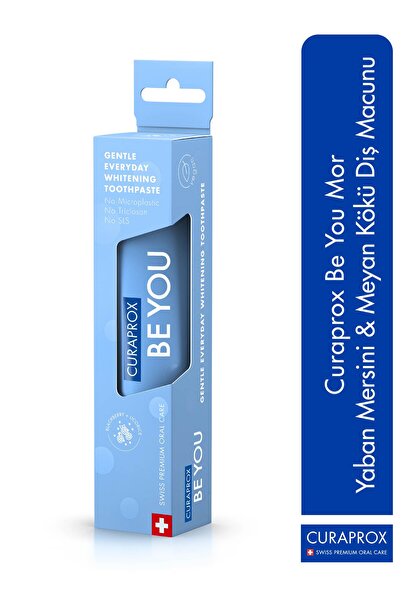 Curaprox Beyou Blackberry Liquorice 60 ml (blue ) Böğürtlen - Meyankökü Diş Macunu