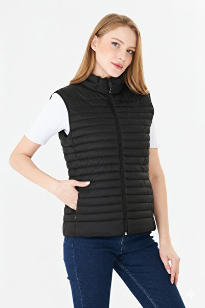 PIQUE ŽENE Prsluk Punjen Zatvaranje na patentni zatvarač Prsluk