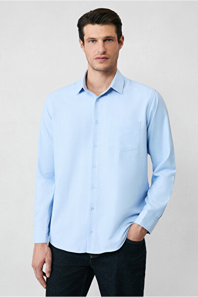 Kiğılı Πουκάμισο με μακρύ μανίκι, κανονική εφαρμογή, κλασικό γιακά, βαμβακερό...