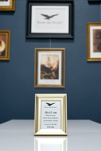 Raven Art Studio Ramă pentru fotografii, documente, postere, tip piramidă, 10...