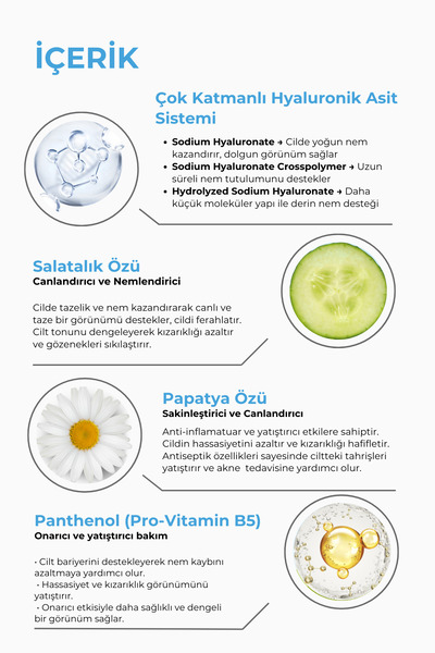 LUDITA Hyaluronic Acid + B5 Serum – Yoğun Nemlendirici & Onarıcı