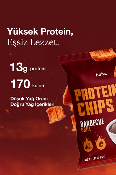 bahs. Protein Chips - Barbecue Grill - X4 Pieces