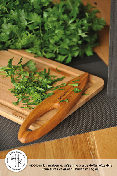 Genel Markalar BAMBUM MAYDANOZ BIÇAĞI ( EKMEK,MEYVE , SEBZE DOĞRAMA BIÇAĞI)