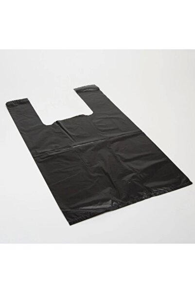 Ay 28 plastik 55x110 cm siyah büyük boy atlet poşet kalın 1 kg