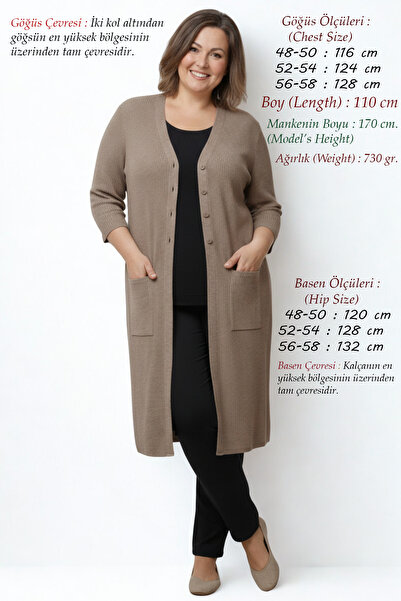 Laden ملابس تريكو نسائية قماش مجدّل مقاس كبير قماش قابل للتمدد سترة سميكة طوي...