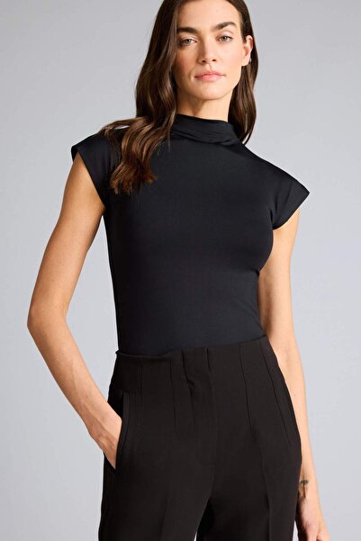 DeFacto Μπλουζάκι με ημίψηλο ζιβάγκο σε στενή γραμμή G9197AX26SP