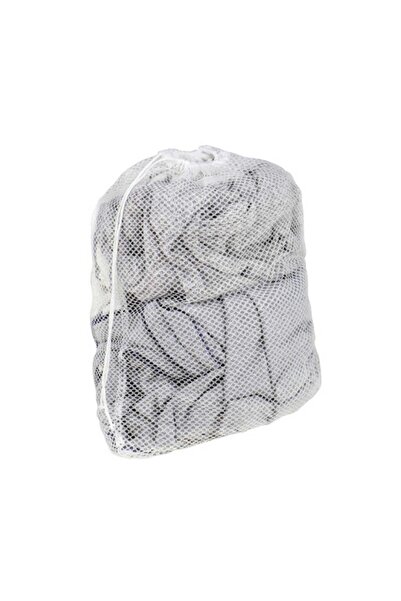 Eynel 1 Adet İpli Çamaşır Yıkama Filesi, Kirli Temiz Elbise Kıyafet Torbası A...