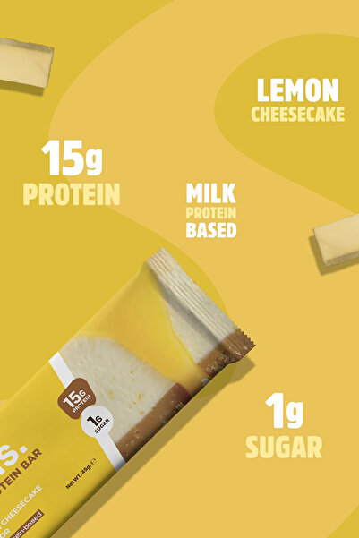 bahs. Whey Protein Bar - Lemon Cheesecake