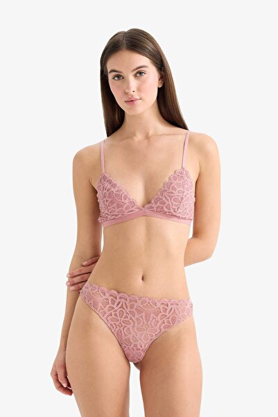 DeFacto Glittery Lace Brazilian Panties G2382Ax25Wn