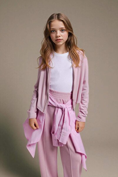 DeFacto Cardigan modal cu fermoar pentru fete G9750A826SP