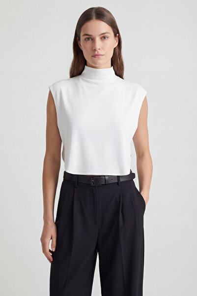 Ayşe Tasarım Korektor sa niskim rezom, ogrlica za vrat, DK-KSNUMKS, bela