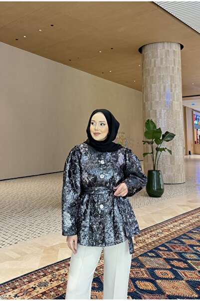 RİELLA Düğmeli Jakar Ceket